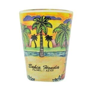 Bahia Honda Florida Keys 1 oz Shot Glass Decorative Collectible Souvenir